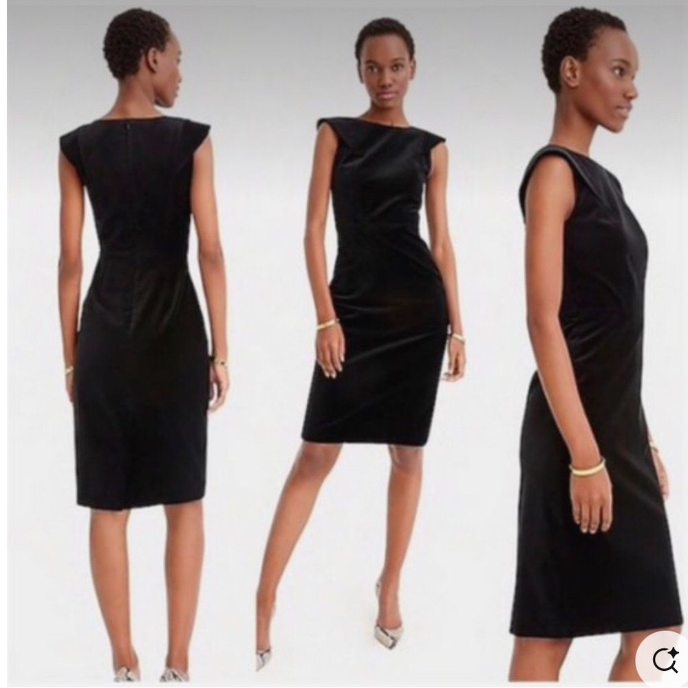 J Crew velvet dress size 14 tall NWT